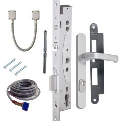 Solenoidslot EL460 set inclusief veiligheidsbeslag, sluitplaat, kabel, kabelovergang, krukstift en bevestiging